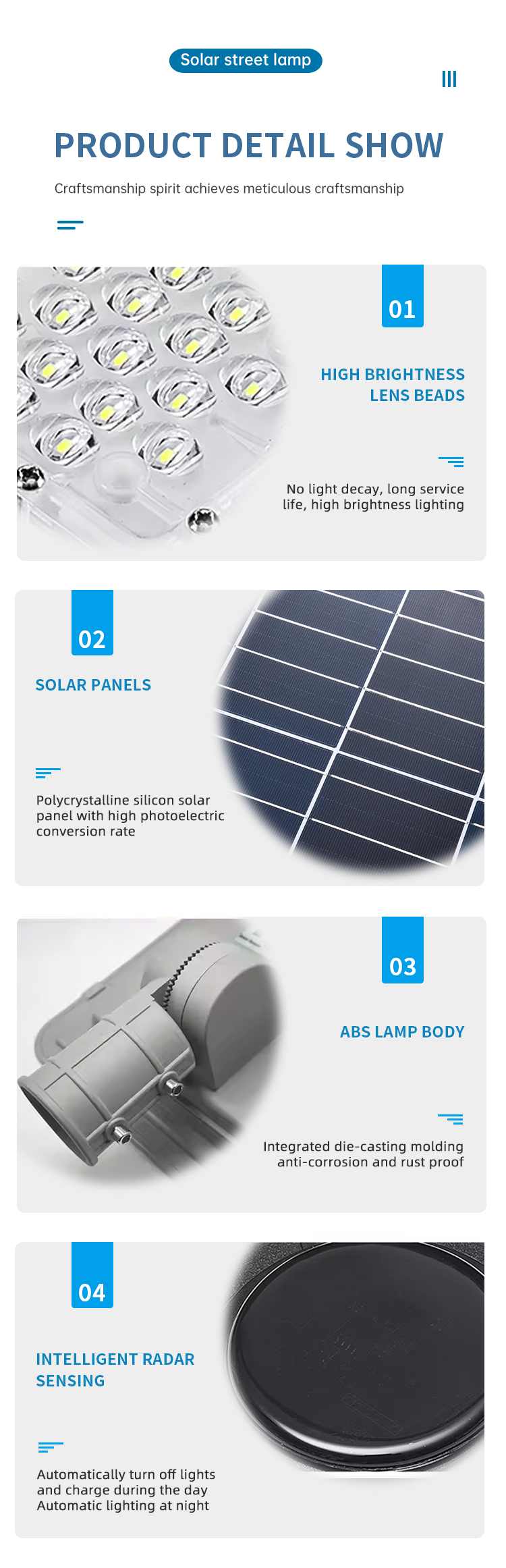 School Hotel Engineering Solar Street Light Remote Control Waterproof Cordless Home Garden LED Solar Street Light Outdoor (20).jpg