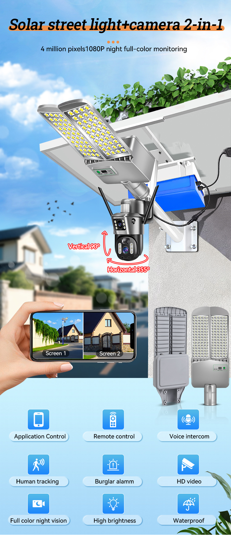 Residential Area Solar Lamp With CCTV Camera Wifi Farm Garden Courtyard Outdoor Wireless Solar Street Light (1).jpg