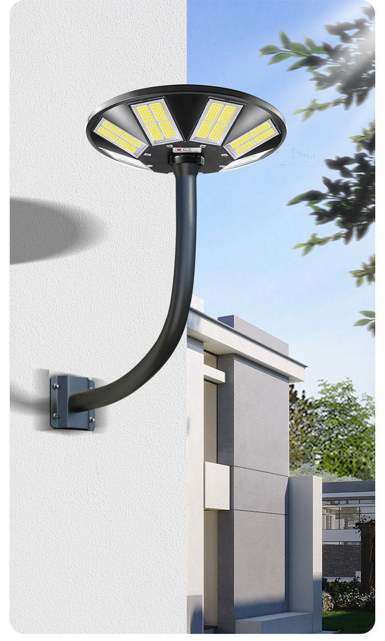 Round UFO Multi Angle Illumination LED Solar Street Light Park Road IP65 Park Road Courtyard Led.jpg