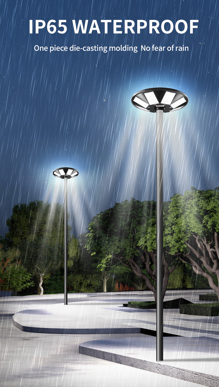 Round UFO Multi Angle Illumination LED Solar Street Light Park Road IP65 Park Road Courtyard Led.jpg