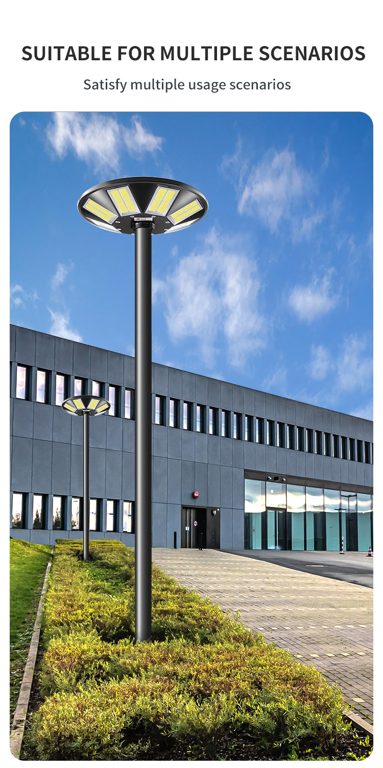 Round UFO Multi Angle Illumination LED Solar Street Light Park Road IP65 Park Road Courtyard Led.jpg