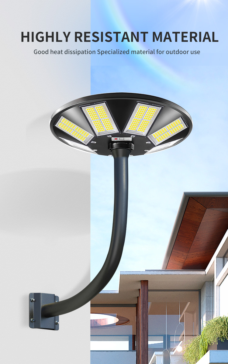 Round UFO Multi Angle Illumination LED Solar Street Light Park Road IP65 Park Road Courtyard Led.jpg