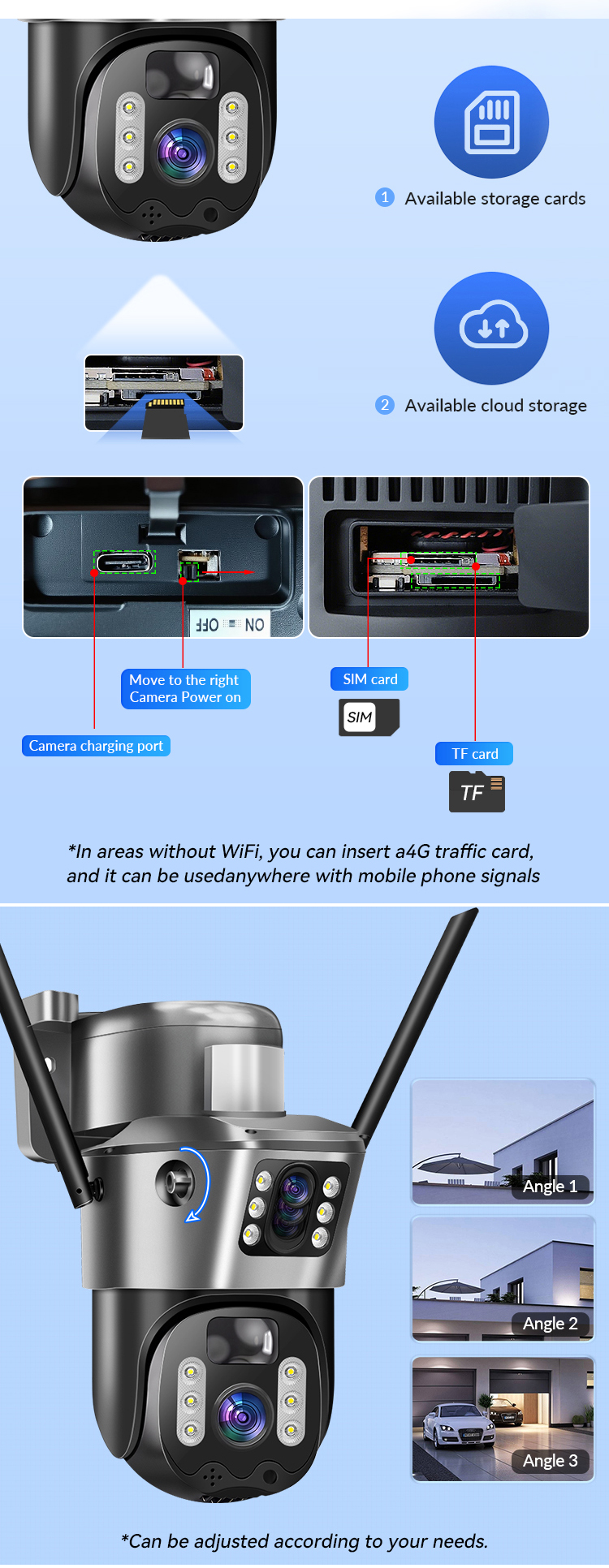 Solar Street Light With Camera 5MP WIFI Wireless 4G SIM Card Manor Farm Home (6).jpg