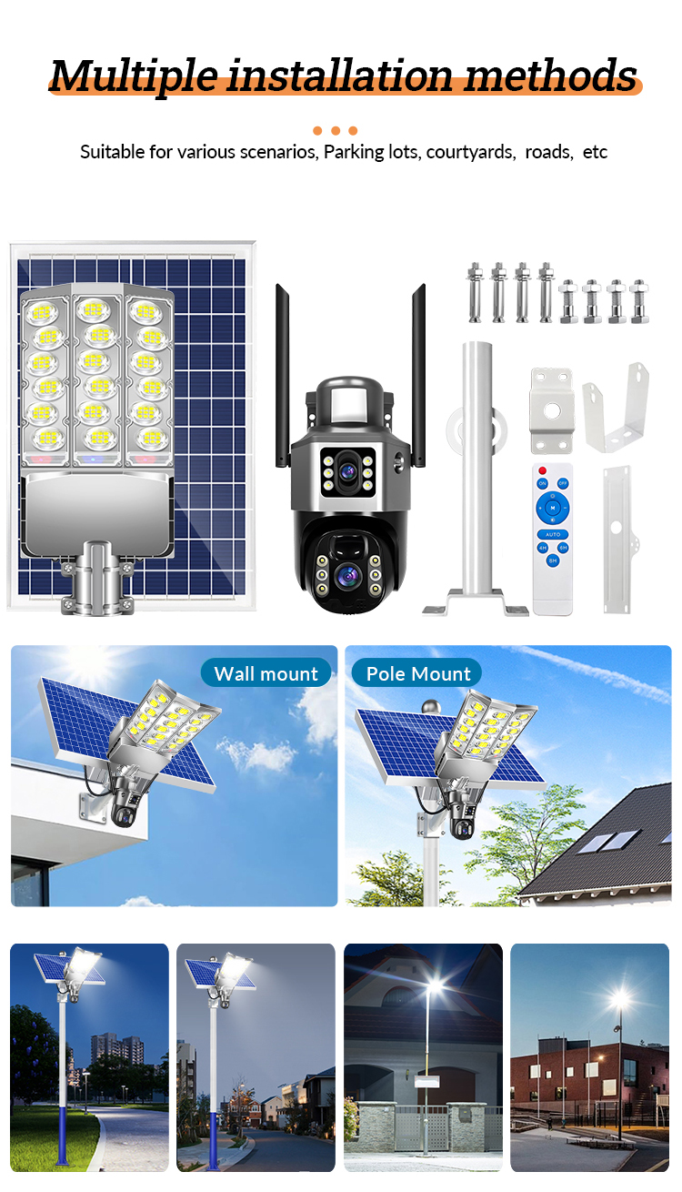 Solar Street Light With Camera 5MP WIFI Wireless 4G SIM Card Manor Farm Home (7).jpg